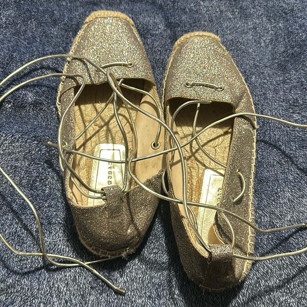 Zara Glitter Espadrilles